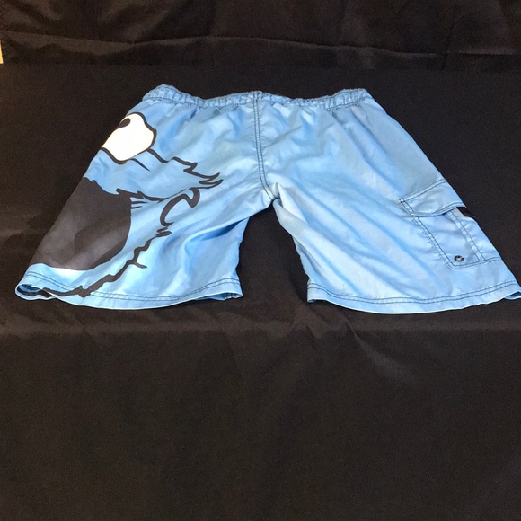 cookie monster swim trunks